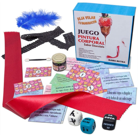 DIABLO PICANTE - JEU DE DÉS AVEC PEINTURE CORPORELLE - Sensualia