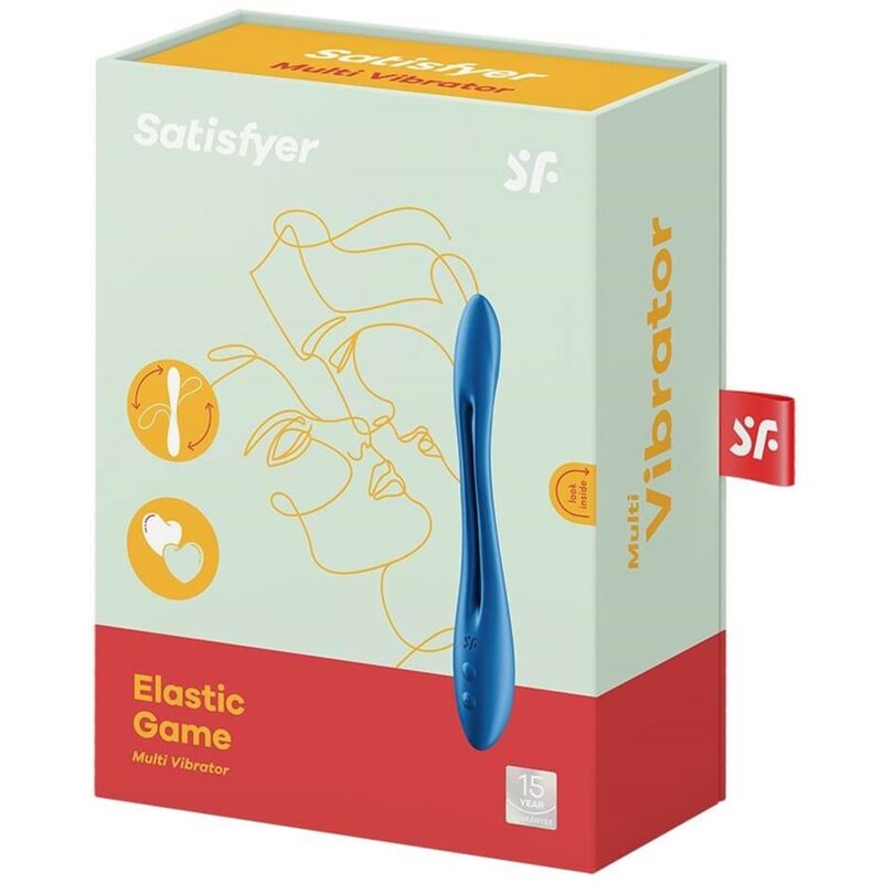 SATISFYER - VIBRATEUR MULTI ÉLASTIQUE GAME BLEU - Sensualia