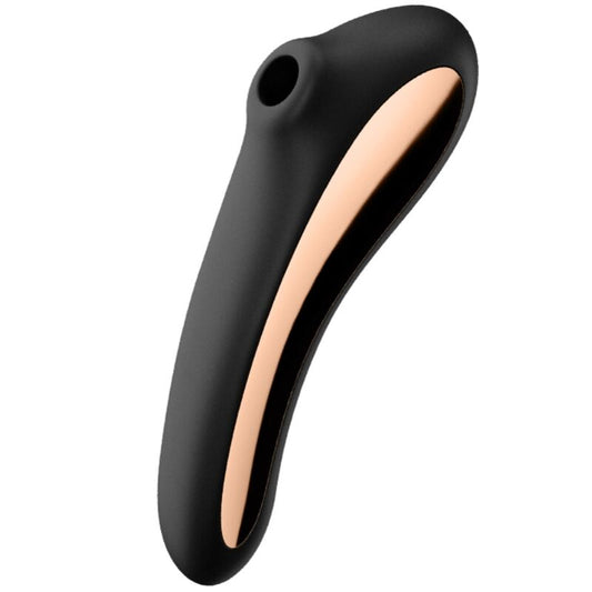 SATISFYER - VIBRATEUR DUAL KISS AIR PULSE NOIR SATISFYER AIR PULSE