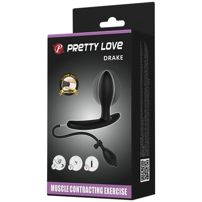 PRETTY LOVE - PLUG ANAL GONFLABLE DRAKE - Sensualia