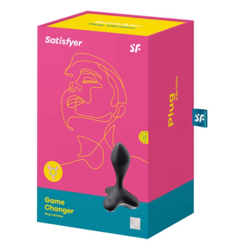 SATISFYER - VIBRATEUR  PLUG GAME CHANGER ROSE - Sensualia