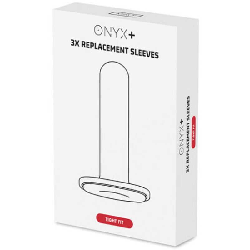KIIROO - ONYX+ HOUSSE DE REMPLACEMENT 3 UNITÉS - AJUSTEMENT SERRÉ - Sensualia