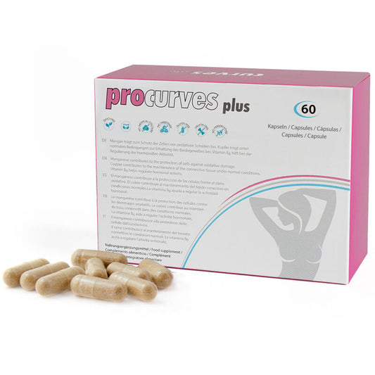 500 COSMETICS - PROCURVES PLUS PILULES D'AMÉLIORATION DU SEIN NATUREL - Sensualia