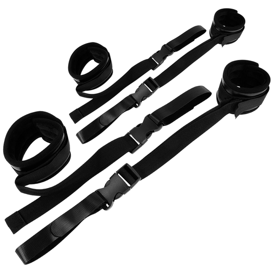 MENOTTES DE RETENUE OHMAMA FETISH NYLON ET VELCRO - Sensualia