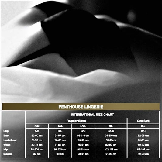 PENTHOUSE - DANGEROUS DARLING STRING NOIR S/M - Sensualia