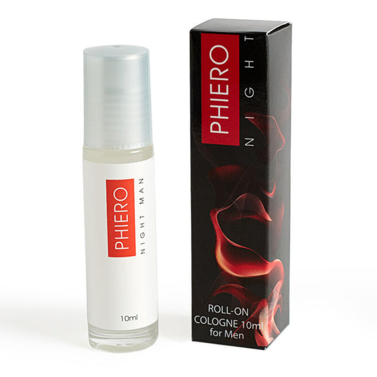 500 COSMETICS - PHIERO NIGHT MAN PARFUM AUX PHEROMONES POUR HOMME AVEC ROLL-ON - Sensualia