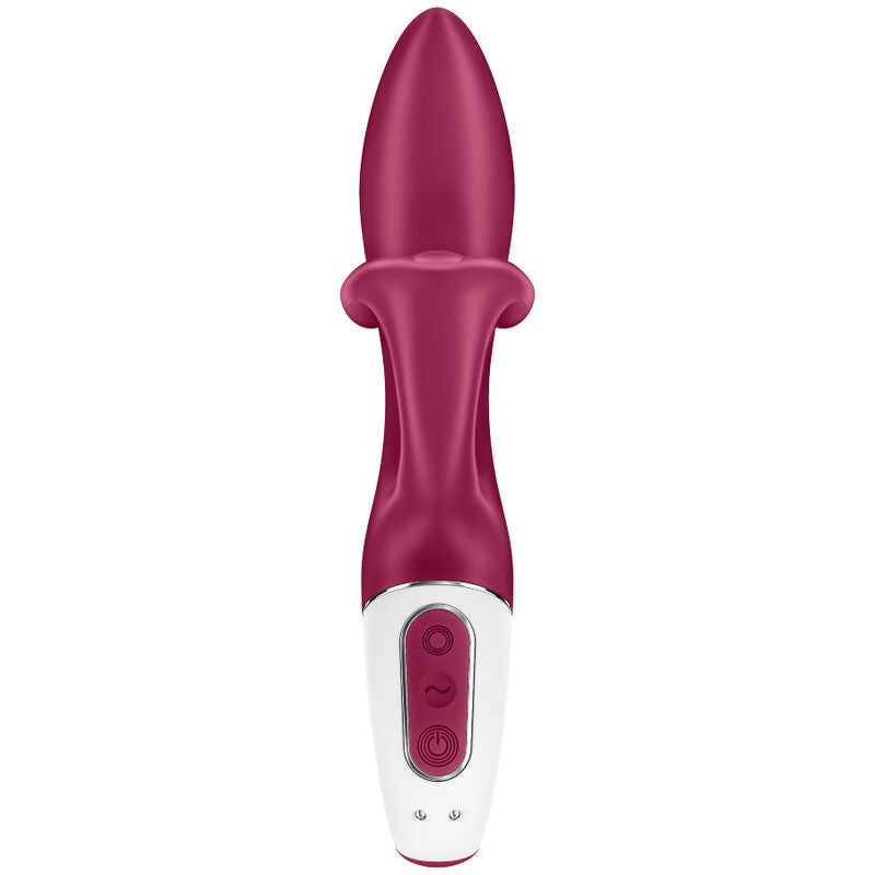 SATISFYER - EMBRACE ME VIBRADOR PUNTO G ROJO - Sensualia