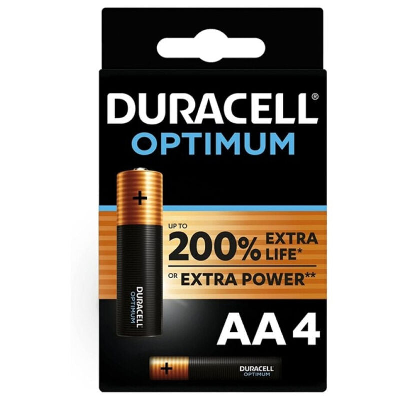 DURACELL - PILE ALCALINE OPTIMUM 200 AA LR6 4 UNIT? - Sensualia