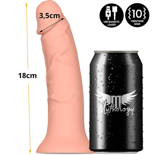 MYTHOLOGY - ASHER ORIGINAL DILDO S - VIBRATEUR COMPATIBLE AVEC LA TECHNOLOGIE SANS FIL WATCHME - Sensualia