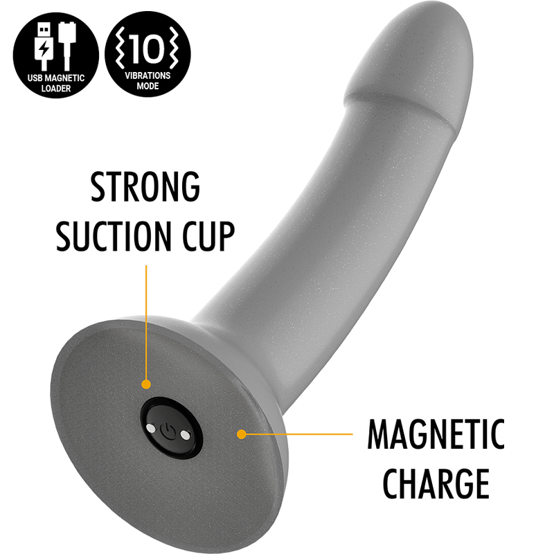 MYTHOLOGY - RUNE MAJESTIC DILDO S - VIBRATEUR WATCHME TECHNOLOGIE SANS FIL COMPATIBLE - Sensualia