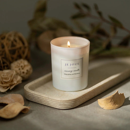 JE JOUE - BOUGIE DE MASSAGE LUXE YLANG YLANG & MANDARINE - Sensualia