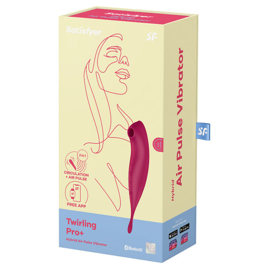 SATISFYER - TWIRLING PRO+ ESTIMULADOR Y VIBRADOR APP VERDE - Sensualia
