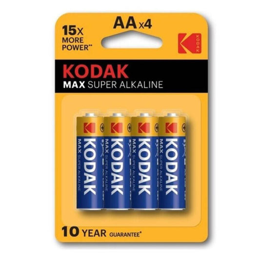 KODAK - PILES ALCALINES MAX AA LR6 * 4 KODAK