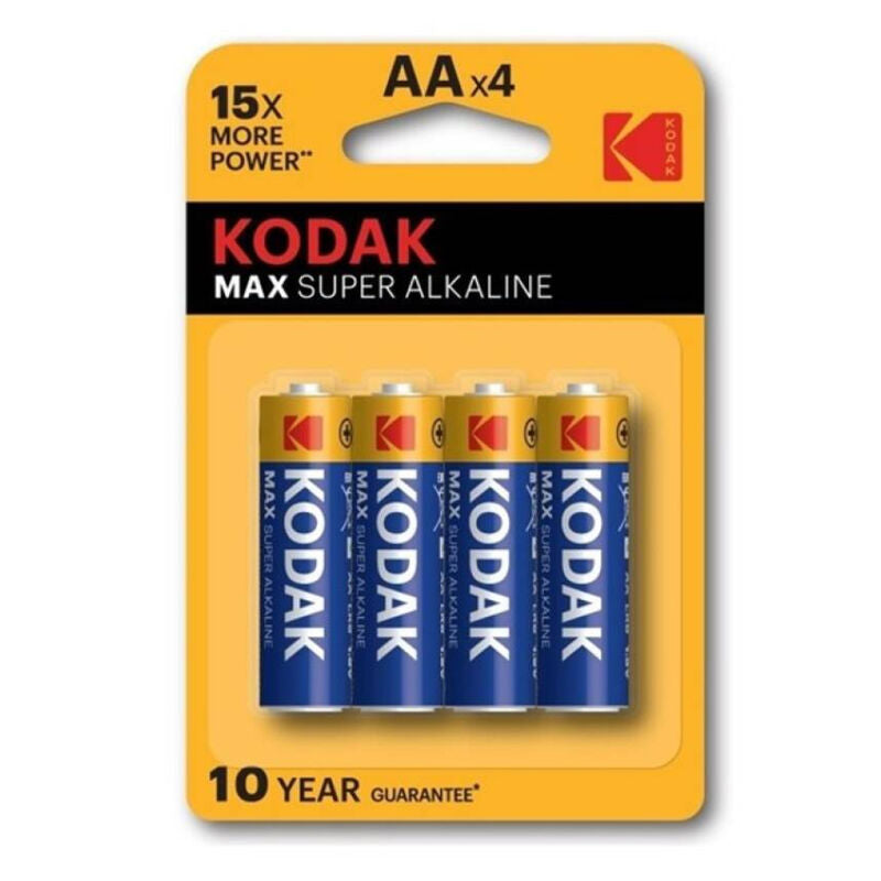 KODAK - PILES ALCALINES MAX AA LR6 * 4 - Sensualia
