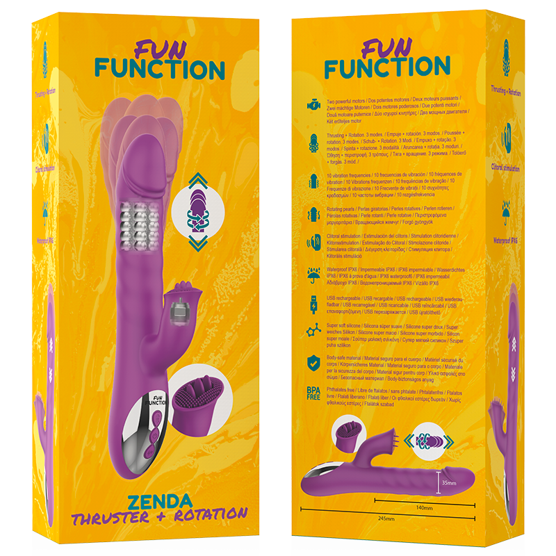 FUN FUNCTION - PROPULSEUR ET ROTATION ZENDA - Sensualia