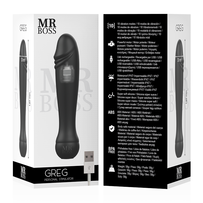 MR BOSS - STIMULATEUR PERSONNEL GREG - Sensualia