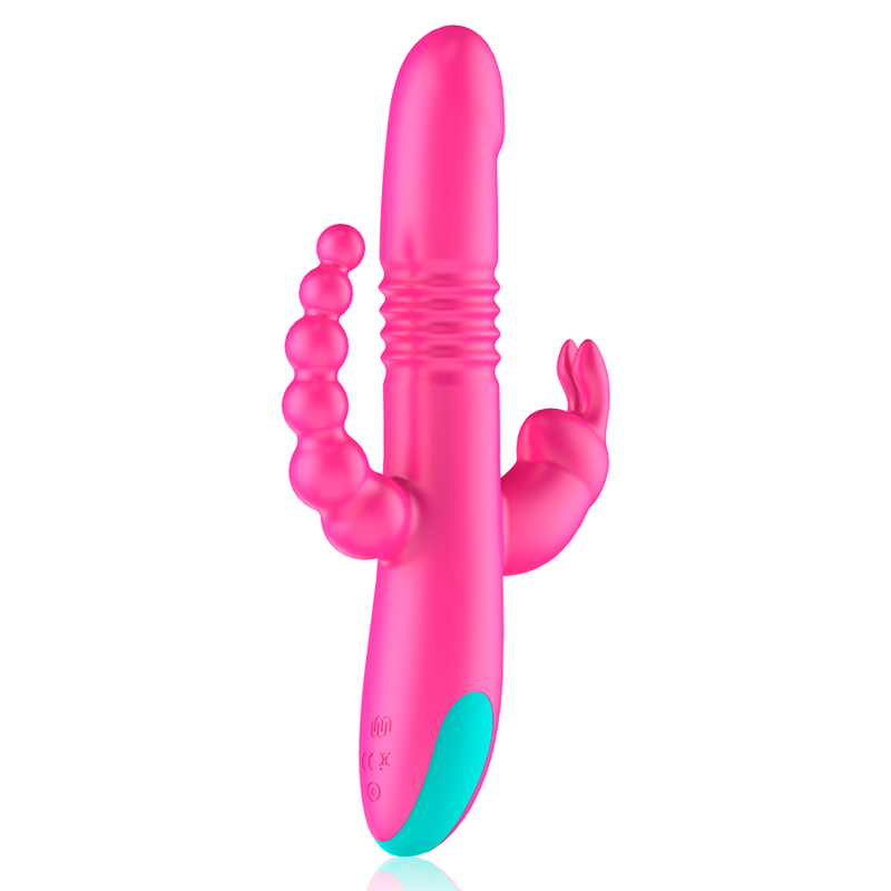 HAPPY LOKY - DONALD TRIPLE STIMULATION : ANAL, G-SPOT & CLITORAL WATCHME TECHNOLOGIE SANS FIL COMPATIBLE - Sensualia