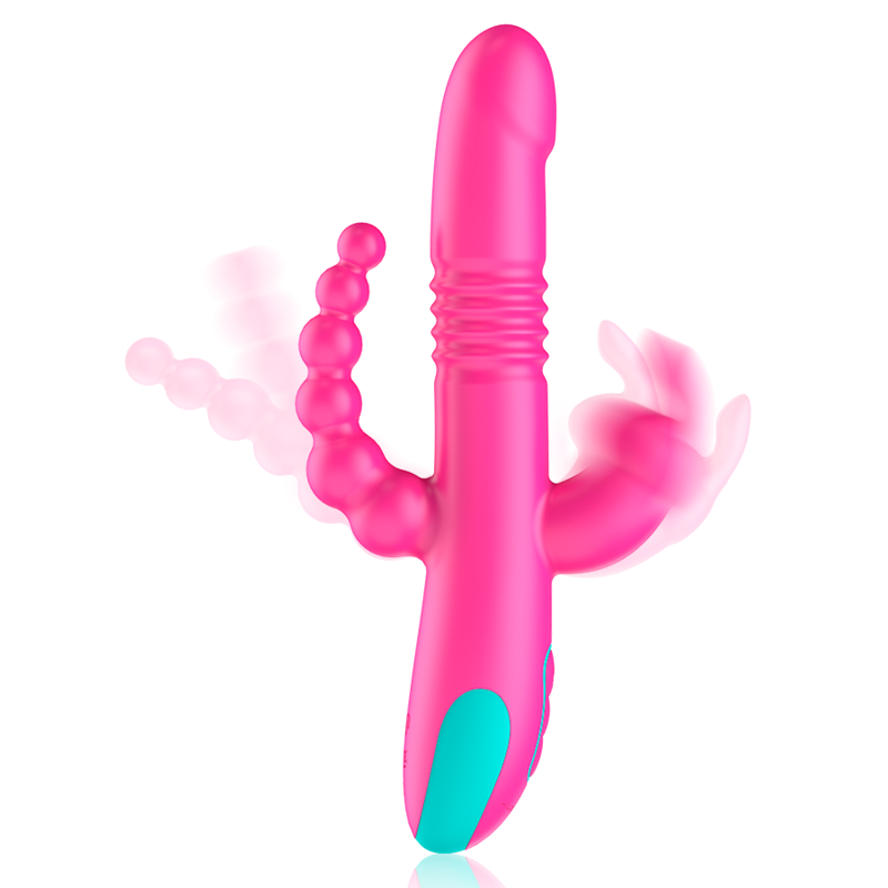 HAPPY LOKY - DONALD TRIPLE STIMULATION : ANAL, G-SPOT & CLITORAL WATCHME TECHNOLOGIE SANS FIL COMPATIBLE - Sensualia