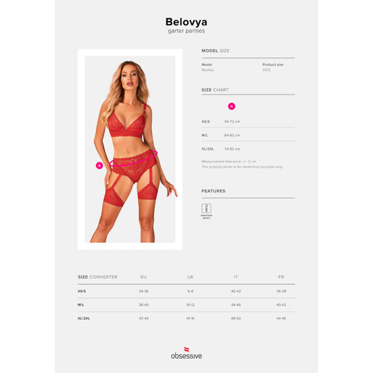 OBSESSIVE - BELOVYA PORTE JARRETELLES XS/S - Sensualia