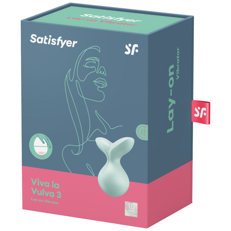 SATISFYER - VIBRATEUR  POSER VIVA LA VULVA 3 VIOLET - Sensualia