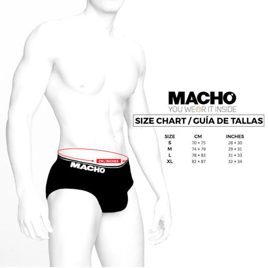 MACHO - MX24AN SLIP AMARILLO S - Sensualia