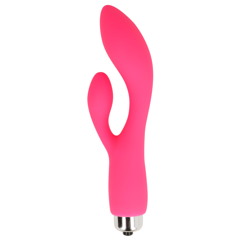 OHMAMA - VIBRATEUR AVEC LAPIN 13 CM ROSE - Sensualia