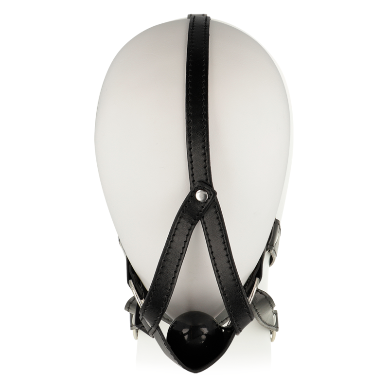 HARNAIS DE TÊTE OHMAMA AVEC COUVERCLE DE MUSEAU BALL GAG - Sensualia