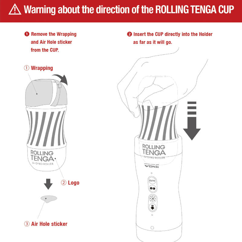TENGA - ROULEAU GYRO SOUS VIDE ASPIRATION ET ROTATION - Sensualia