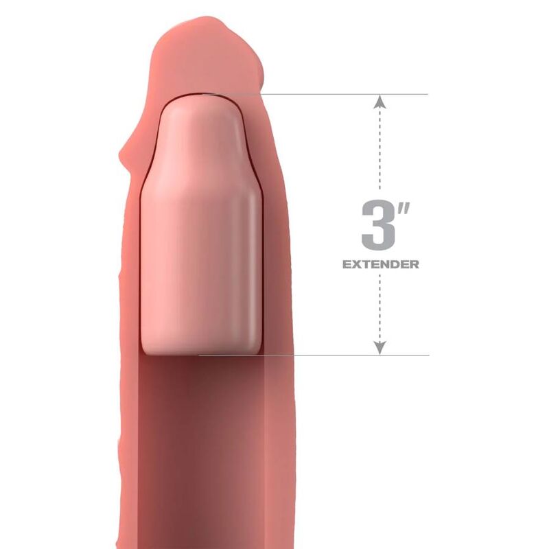 FANTASY X- TENSIONS - MANCHE PIPEDREAMS 22,86 CM + PEAU PLUG 7,62 CM - Sensualia