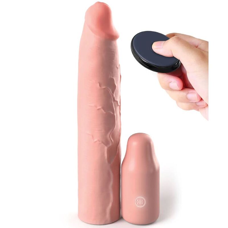 FANTASY X- TENSIONS - PIPEDREAMS MANCHE 22,86 CM + PLUG 7,62 CM REMOTE SKIN - Sensualia