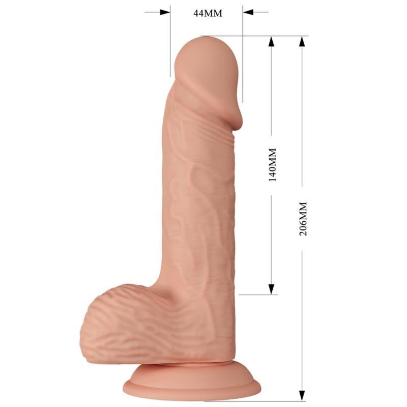 BAILE - BELLE RENCONTRE CATOBLEPAS GODE RÉALISTE FLEXIBLE 20.6 CM NATUREL - Sensualia
