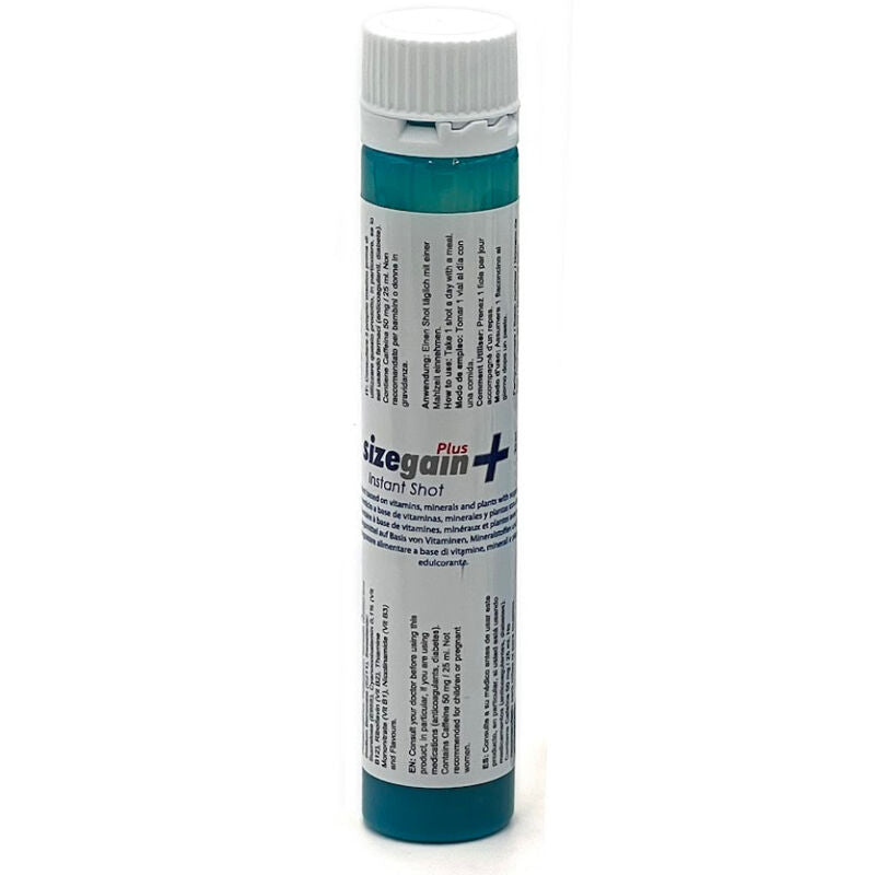 500 COSMETICS - SIZEGAIN PLUS INSTANT SHOT MALE ENERGIZER 5 UNITS - Sensualia
