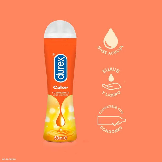 DUREX - LUBRIFIANT EFFET CHALEUR DUREX PLAY 50 ML - Sensualia