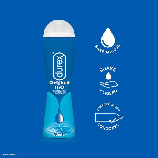 DUREX - LUBRIFIANT H2O NATUREL DUREX PLAY 50 ML - Sensualia