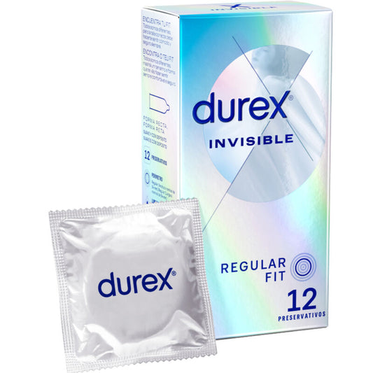 DUREX - INVISIBLE EXTRA MINCE 12 UNITÉS - Sensualia