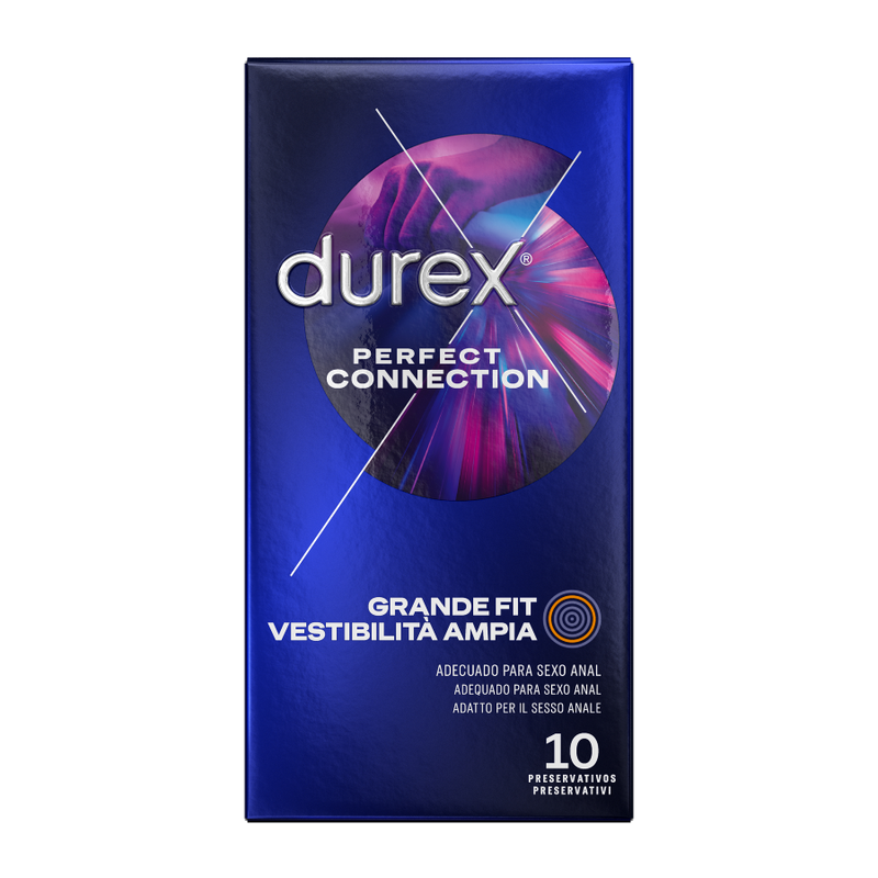 DUREX - CONNEXION PARFAITE SILICONE LUBRIFICATION EXTRA 10 UNITÉS - Sensualia