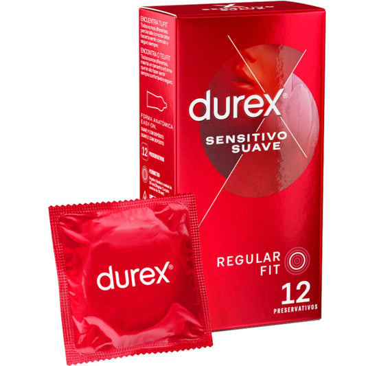 DUREX - DOUX ET SENSIBLE 12 UNITÉS DUREX CONDOMS