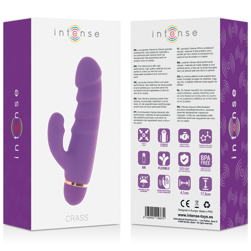 INTENSE - CRASS 20 VITESSES SILICONE LILAS - Sensualia