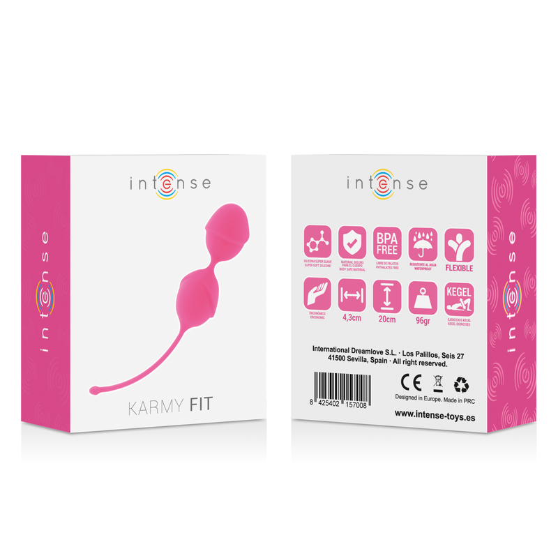INTENSE - KARMY FIT KEGEL SILICONE FUCHSIA - Sensualia