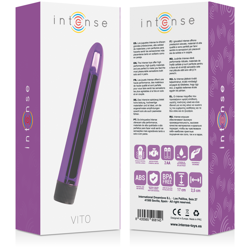 INTENSE - VIBRATEUR VITO LILAS INTENSE FUN