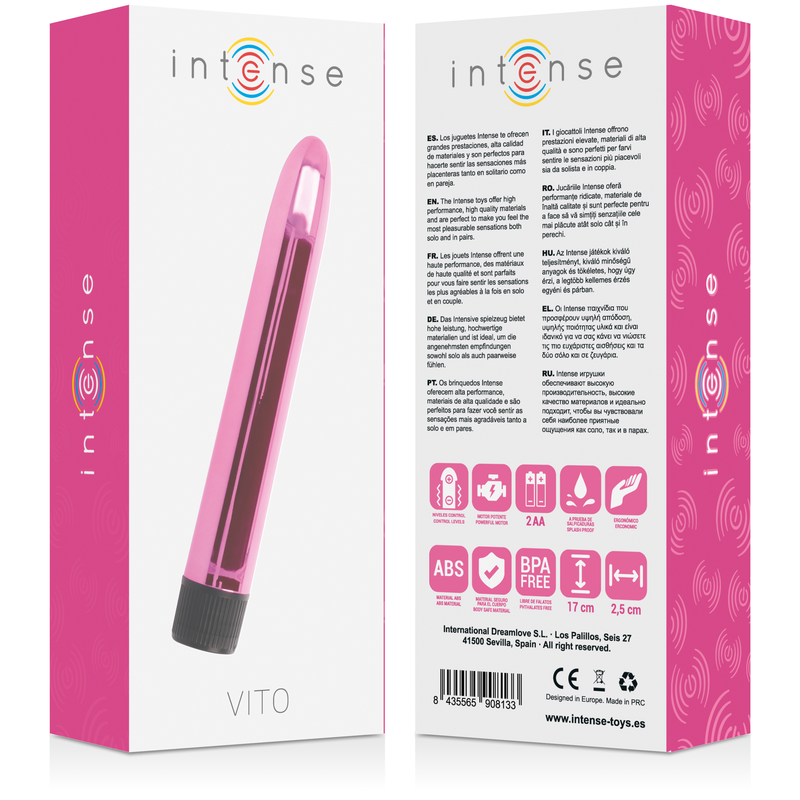 INTENSE - VIBRATEUR VITO ROSE - Sensualia