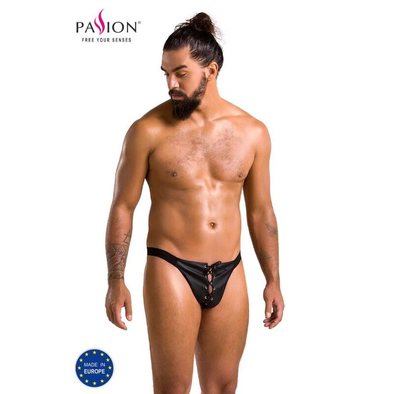 PASSION - 044 SLIP OPEN BEN NOIR L/XL - Sensualia
