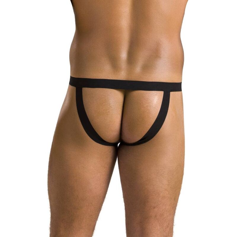 PASSION - 044 SLIP OPEN BEN NOIR L/XL - Sensualia