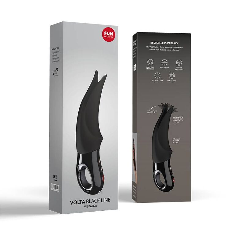 FUN FACTORY - VIBRATEUR CLITORAL VOLTA LIGNE NOIRE - Sensualia