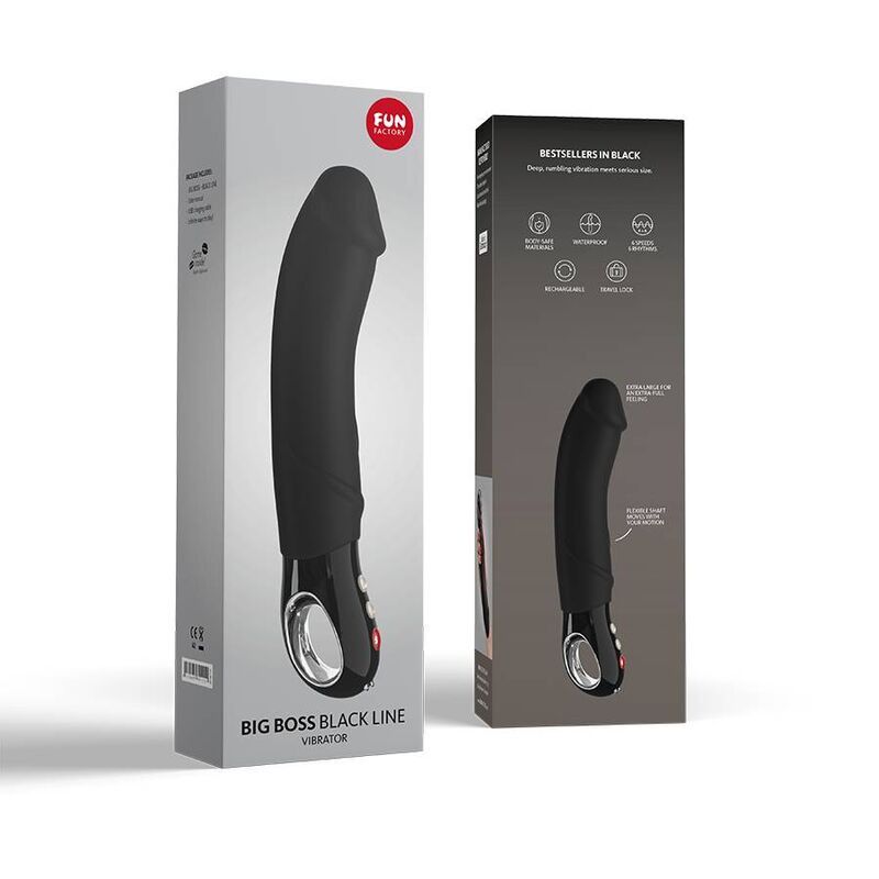 FUN FACTORY - VIBRATEUR BIG BOSS LIGNE NOIRE - Sensualia