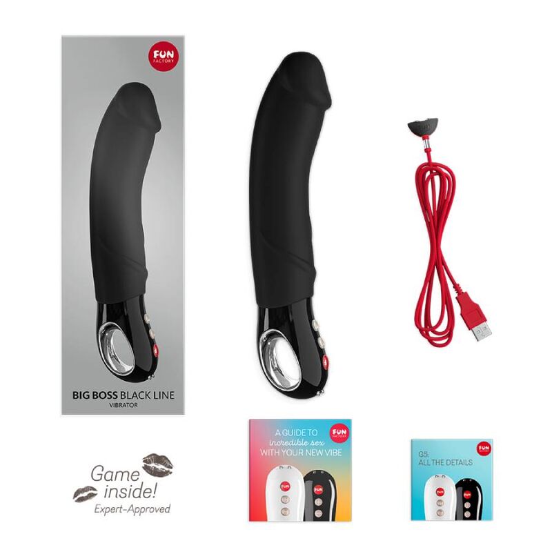 FUN FACTORY - VIBRATEUR BIG BOSS LIGNE NOIRE - Sensualia