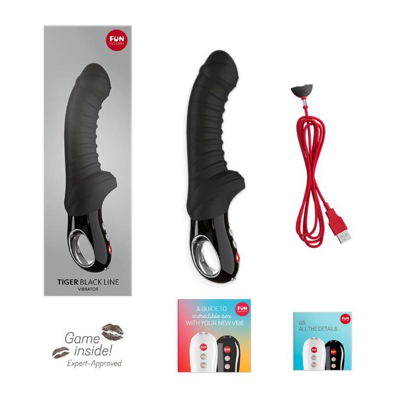 FUN FACTORY - VIBRATEUR TIGRE LIGNE NOIRE - Sensualia
