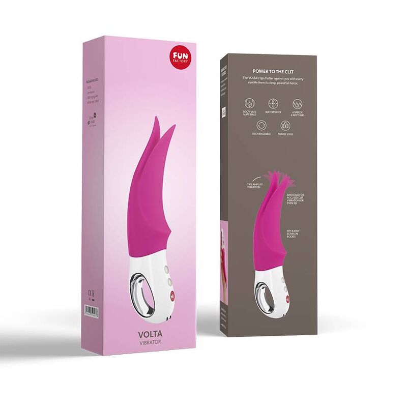 FUN FACTORY - VIBRATEUR CLITORAL VOLTA G5 MÛRE - Sensualia