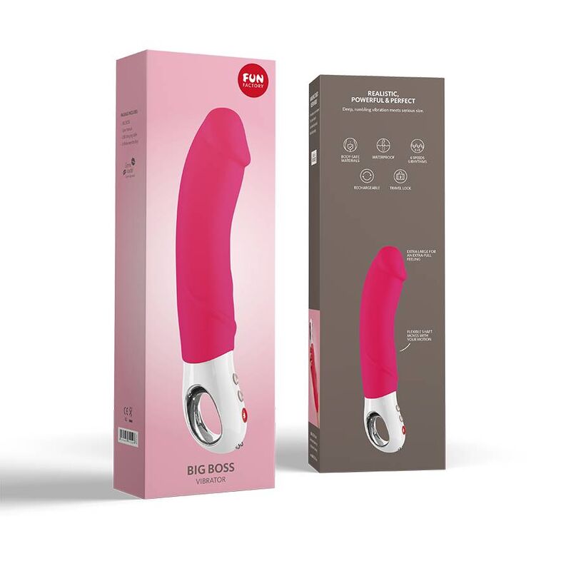FUN FACTORY - VIBRATEUR BIG BOSS G5 ROSE - Sensualia