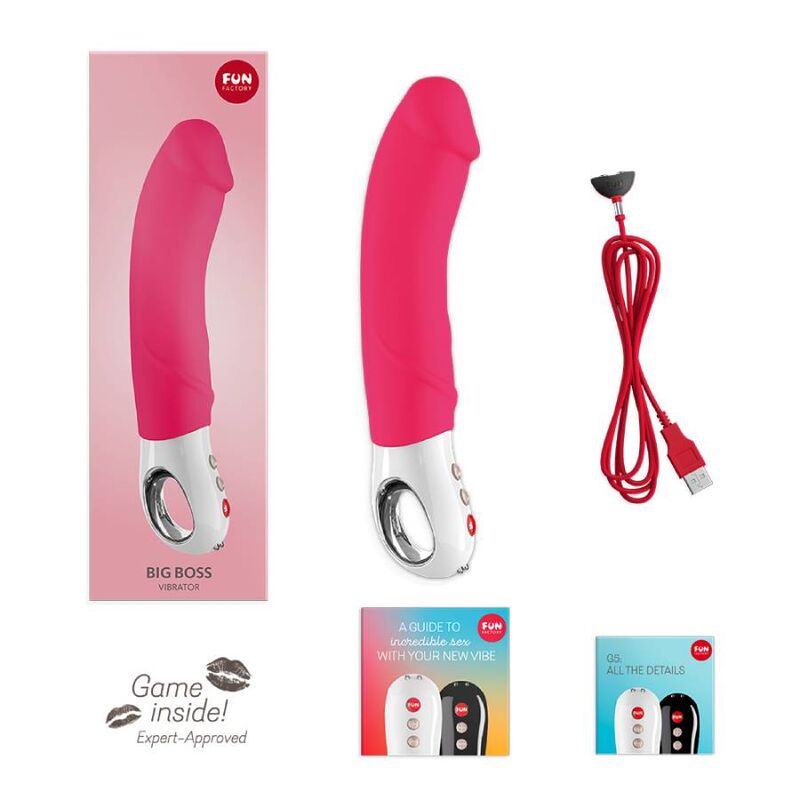 FUN FACTORY - VIBRATEUR BIG BOSS G5 ROSE - Sensualia